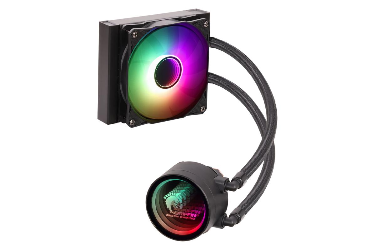 خنک کننده مایع گرین GLACIER 120 ECO-ARGB رنگ مشکی