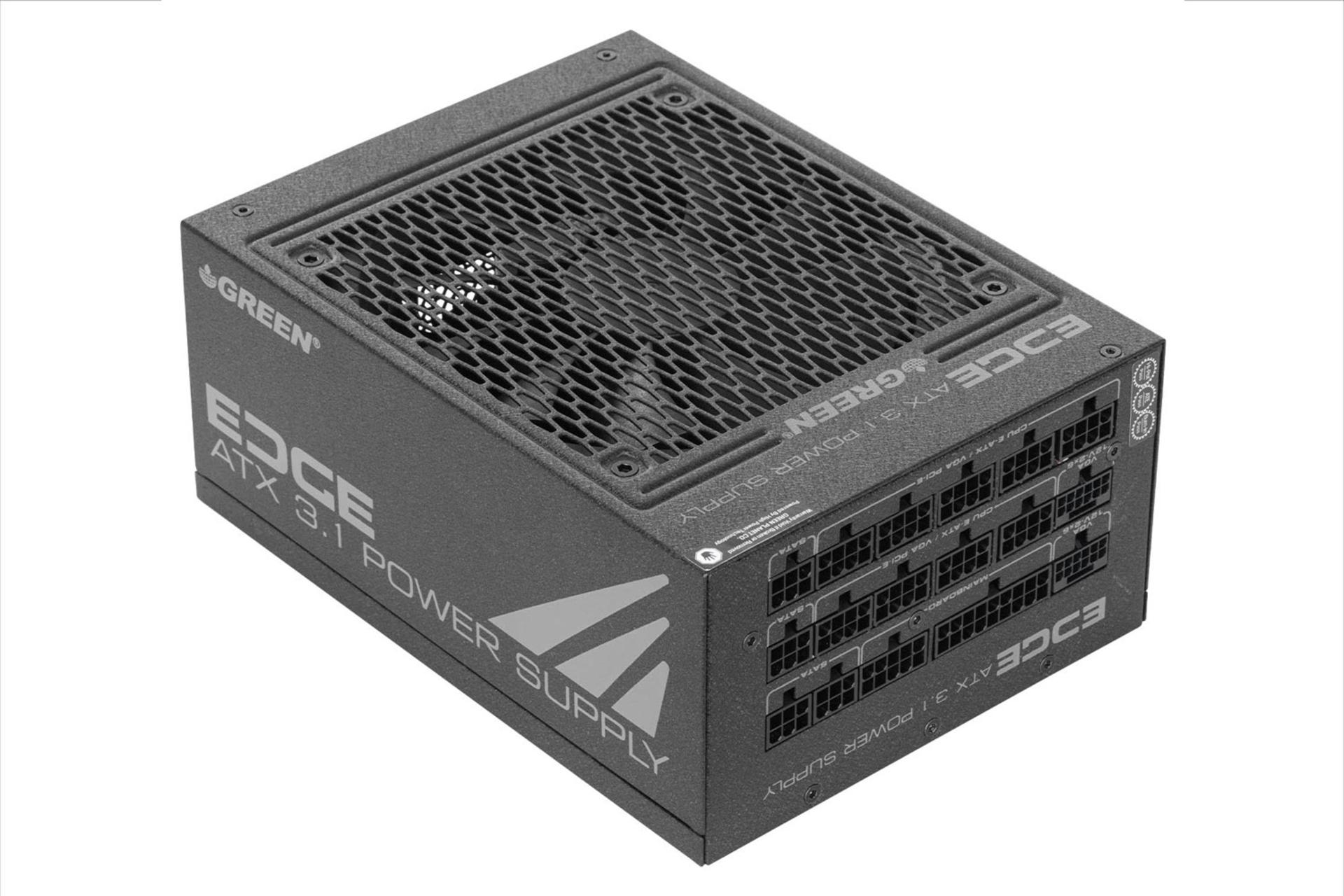 نمای سمت چپ پاور کامپیوتر گرین GP1650B-EDGE با توان 1650 وات