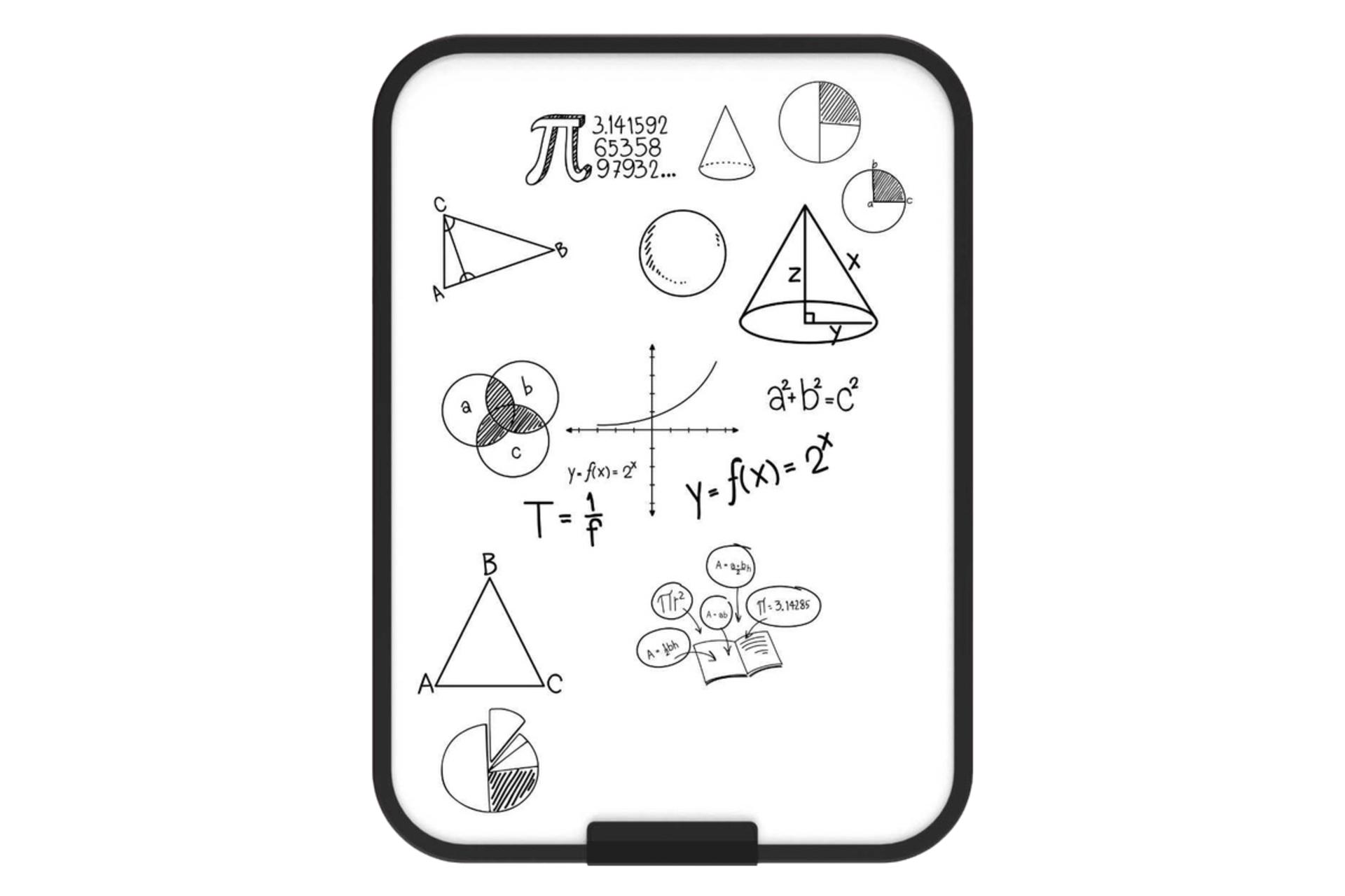 ابعاد و اندازه کاغذ دیجیتال گرین لیون 2in1 Drawing Board