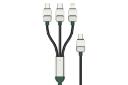 کابل شارژ گرین لاین Green Lion 3-in-1 Braided