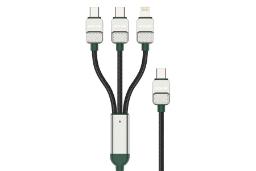 کابل شارژ گرین لاین Green Lion 3-in-1 Braided