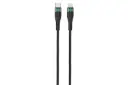 کابل شارژ USB گرین لیون Type-C به Lightning مدل Braided Cable PD 20W با طول 1 متر