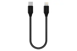 کابل شارژ USB گرین لیون Type-C به Lightning مدل Braided با طول 0.3 متر