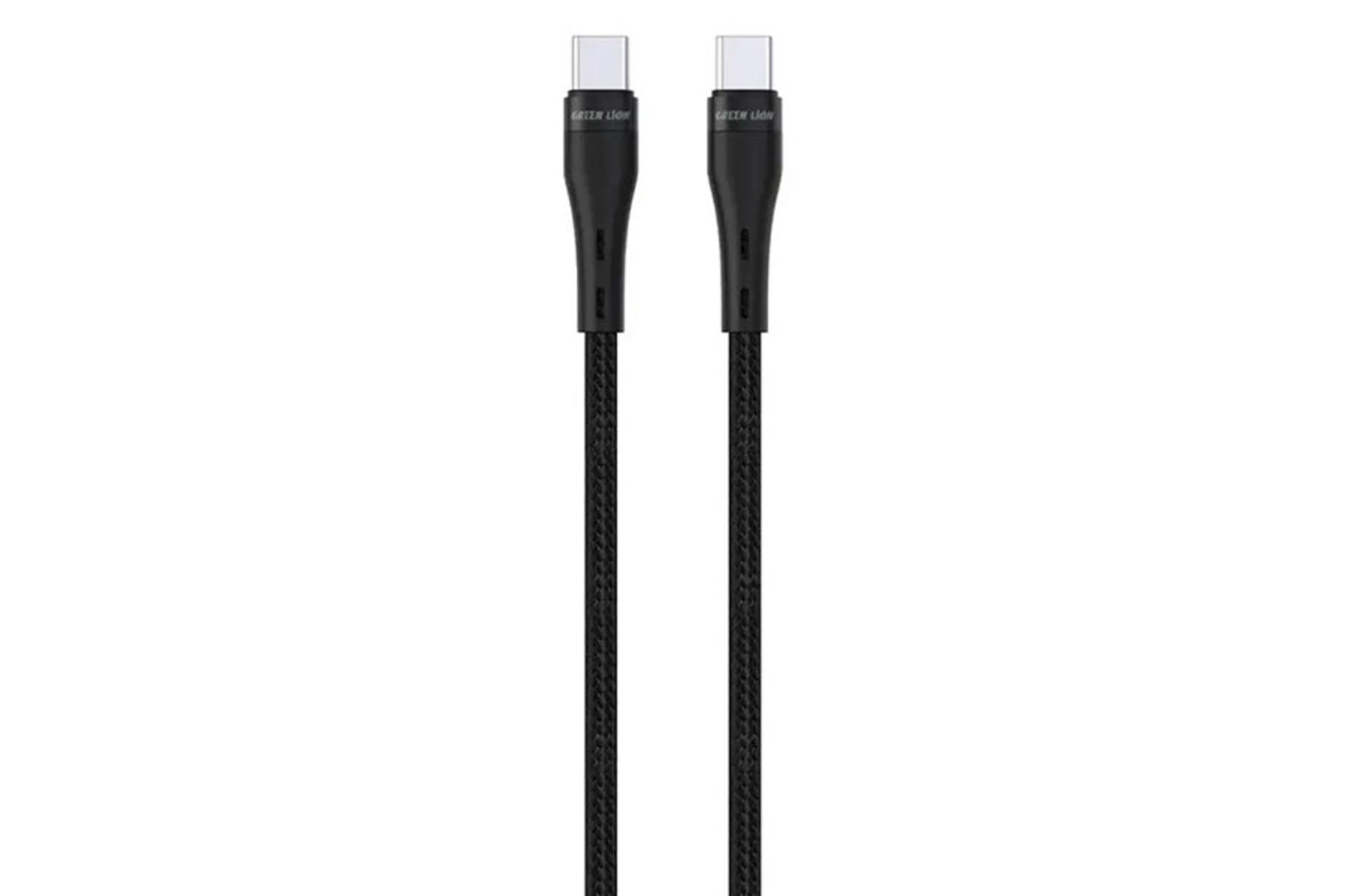 کابل شارژ گرین لاین Green Lion Braided Type-C to Type-C 5m