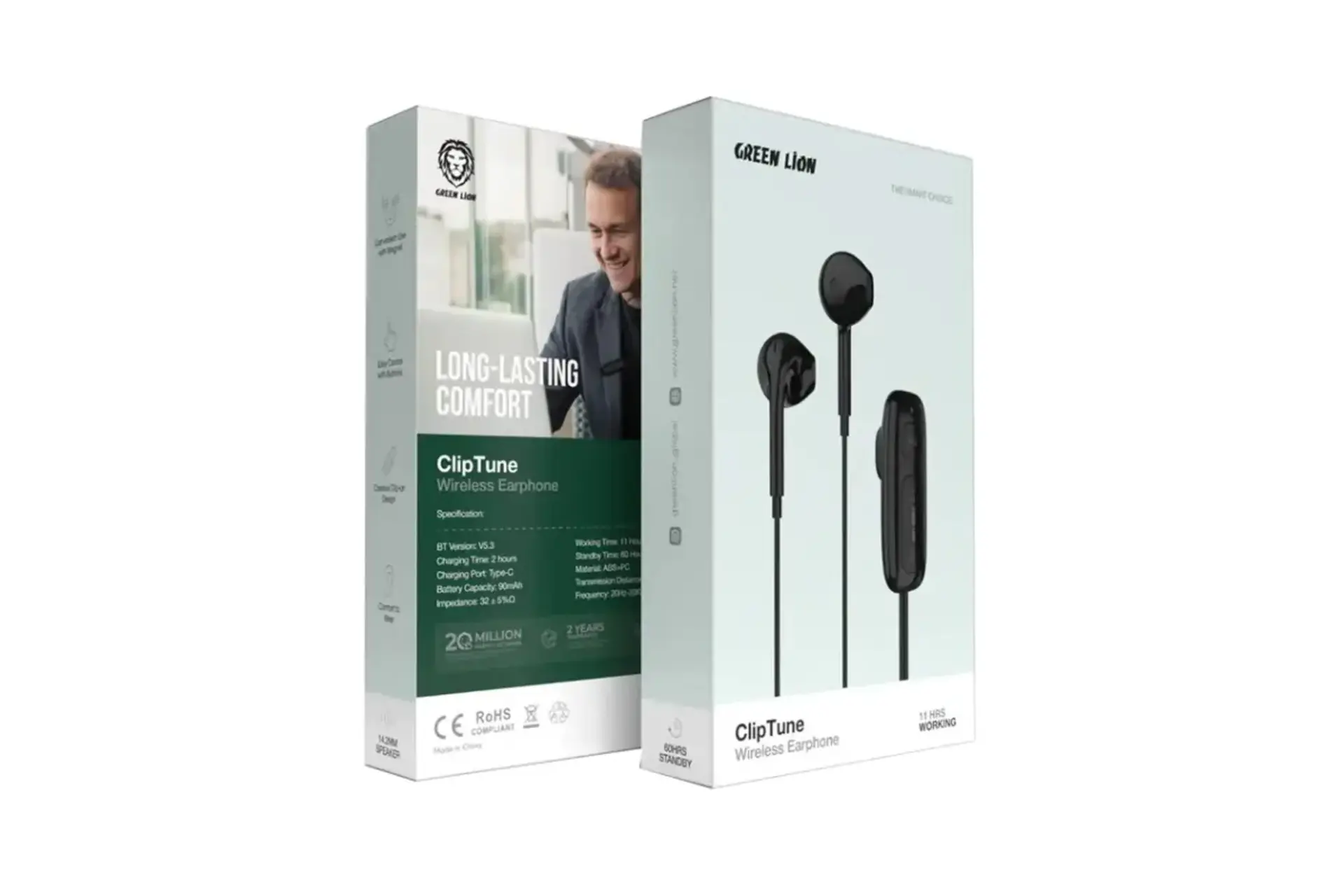 جعبه هدفون گرین لیون Clip Tune