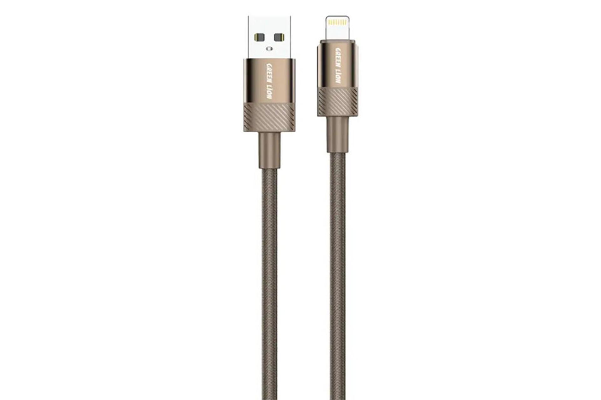 کابل شارژ گرین لاین Green Lion Desert Spark Type-A to Lightning 1m