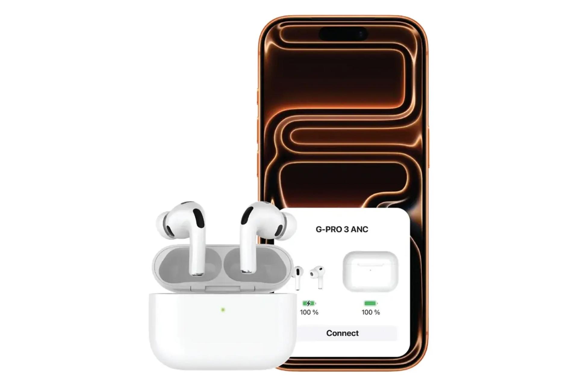 ایرباد بی سیم گرین لاین Green Lion Earbuds Pro 3 G1 Plus همراه گوشی
