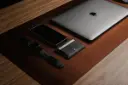ماوس پد گرین لیون elite desk leather نمای پرسپکتیو کاربردی