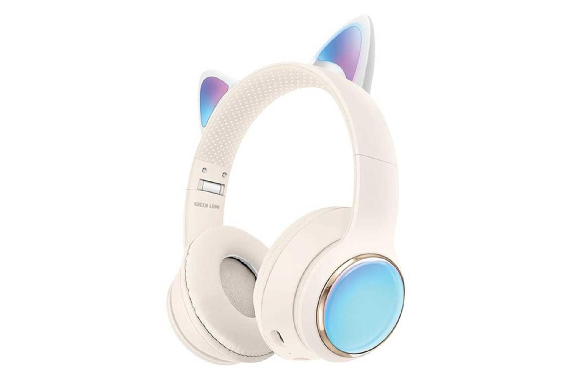 هدفون بی سیم گرین لاین Green Lion GK-400 Kids کرم