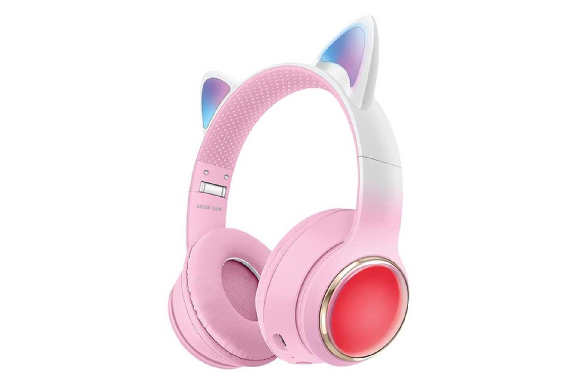 هدفون بی سیم گرین لاین Green Lion GK-400 Kids صورتی
