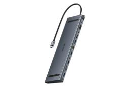 هاب USB هاب USB-C گرین لاین 12 پورت مدل Green Lion GN12N1CHUBGY