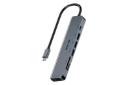 هاب USB هاب USB-C گرین لاین 7 پورت مدل Green Lion GN7N1CHUBGY