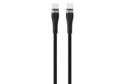 کابل شارژ USB گرین لیون Type-C به Type-C مدل GNBRUSCTCBK با طول 1 متر
