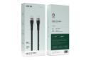 جعبه کابل شارژ USB گرین لیون Type-C به Type-C مدل GNBRUSCTCBK با طول 1 متر
