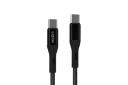 کانکتور و اتصال کابل شارژ USB گرین لیون Type-C به Type-C مدل GNCBCTYC3MBK با طول 3 متر