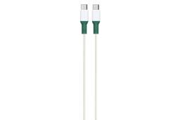 کابل شارژ USB گرین لیون Type-C به Type-C مدل GNCPCTYC1MWH با طول 1 متر سفید