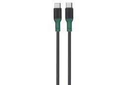 کابل شارژ USB گرین لیون Type-C به Type-C مدل GNCPCTYC3MBK با طول 3 متر سبز