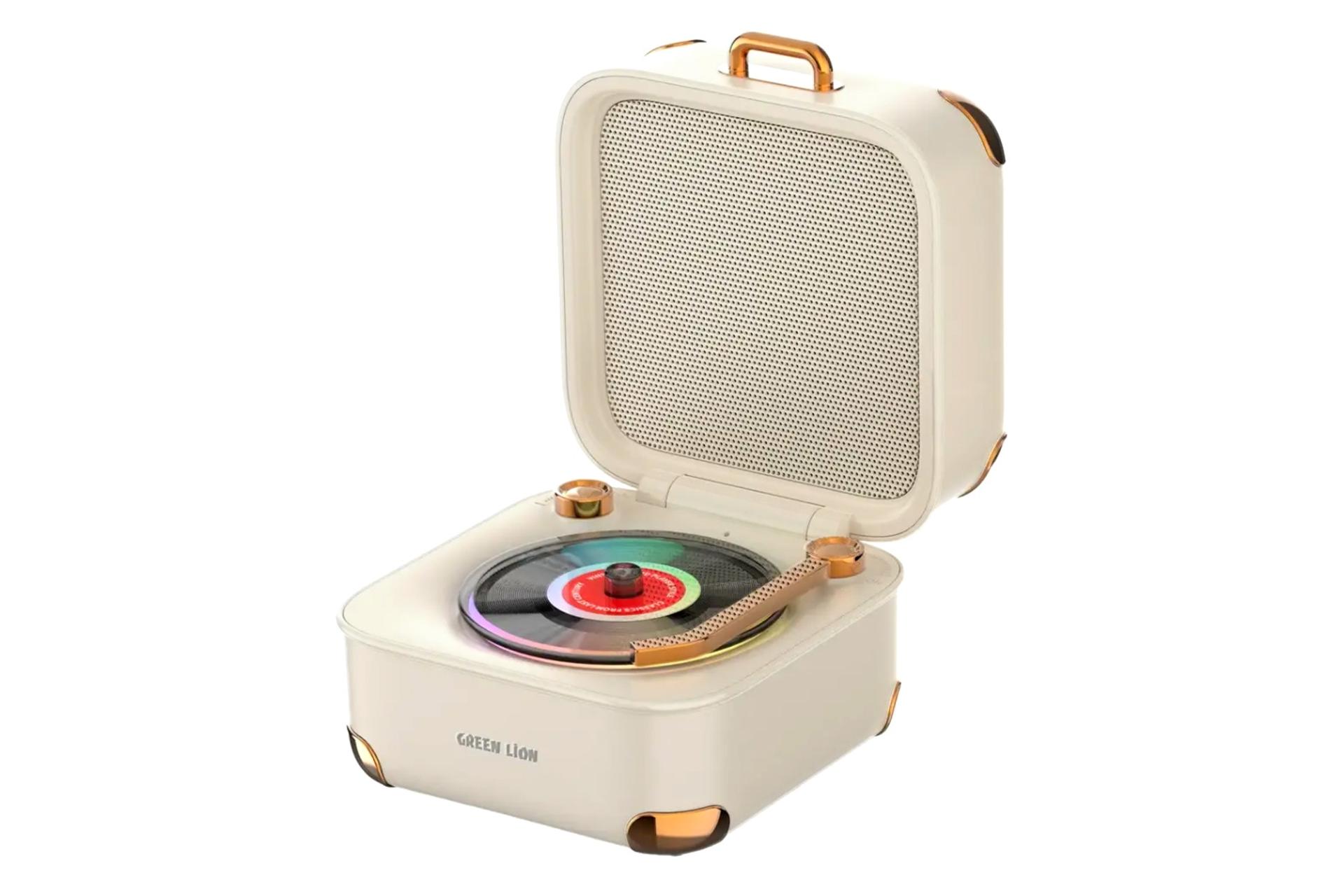 اسپیکر گرین لاین Green Lion Gramo Vinyl سفید