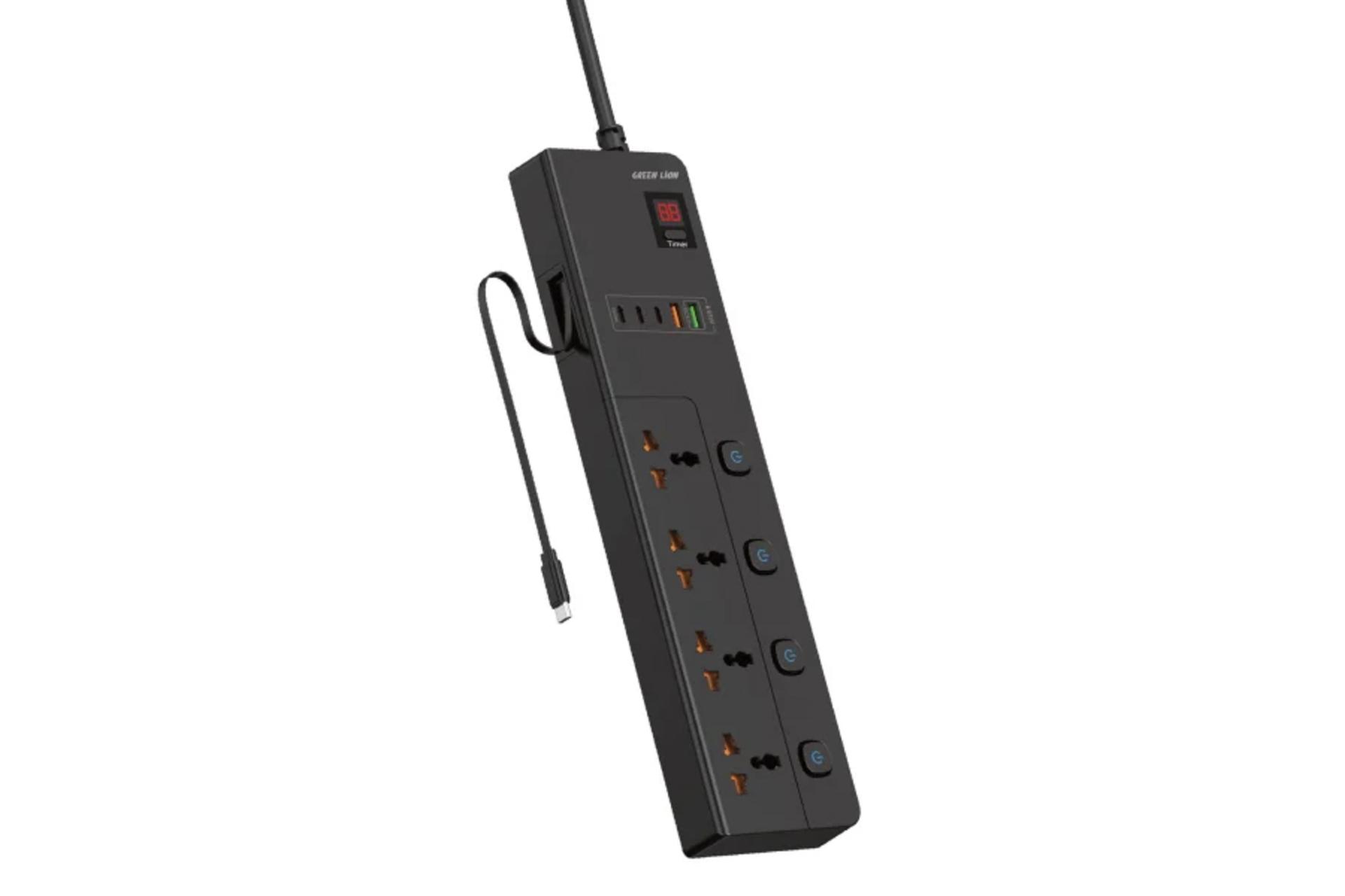 چندراهی برق گرین لیون GS900 رنگ مشکی