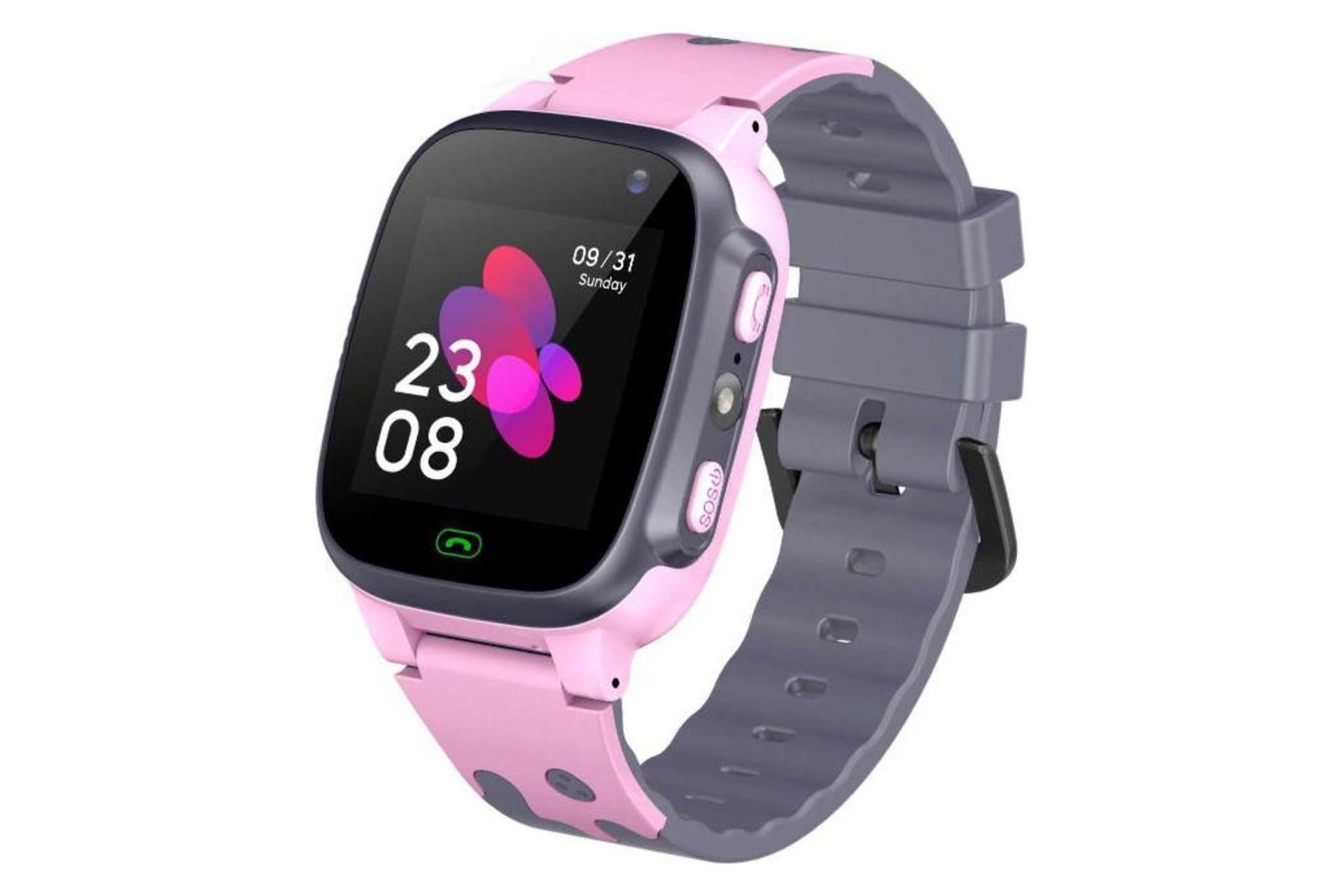 ساعت هوشمند گرین لیون Green Lion Kids Smart Watch Series-1 صورتی