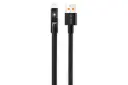 کابل شارژ USB گرین لیون Type-A به Lightning مدل Led Braided با طول 1 متر