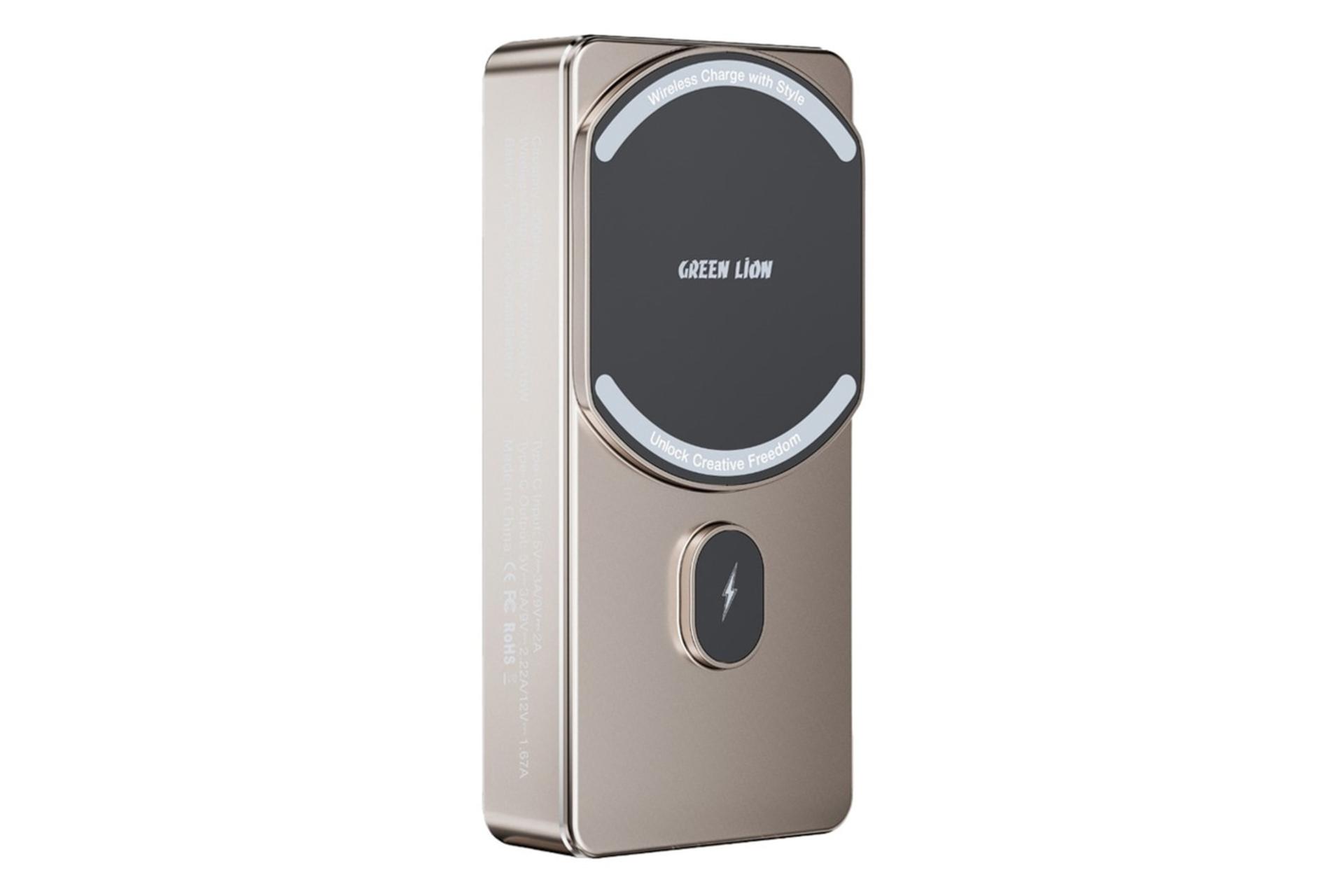 پاور بانک گرین لاین Green Lion Milton 10000mAh تیتانیوم