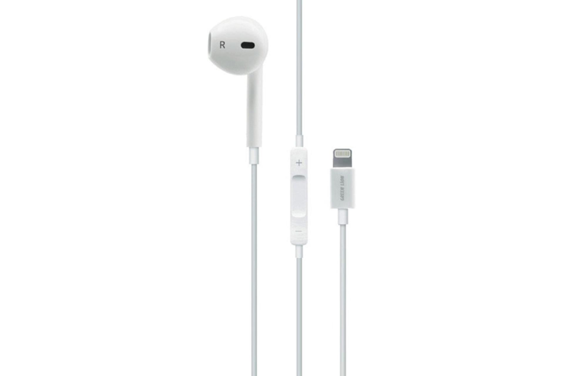 هدفون گرین لاین Green Lion Mono Lightning سفید