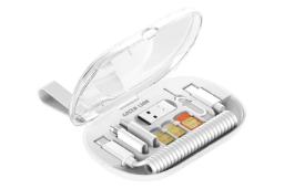 کابل شارژ USB گرین لاین Type-C به Type-A+Type-C+Lightning+Micro Connector مدل Multi Functional با طول 0.9 متر