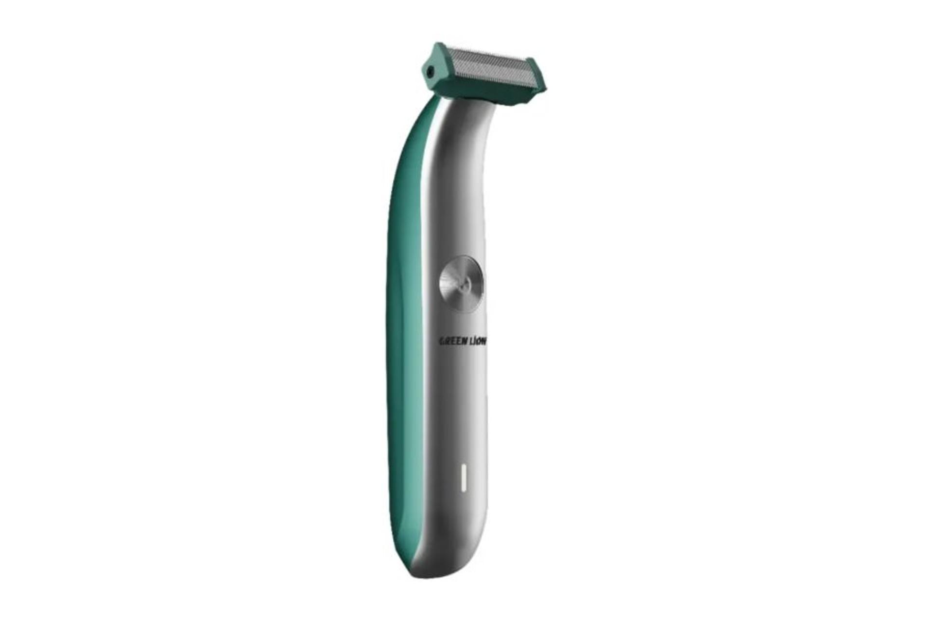 ماشین اصلاح گرین لاین Green Lion One Blade X Hair Trimmer نمای جلو و چپ