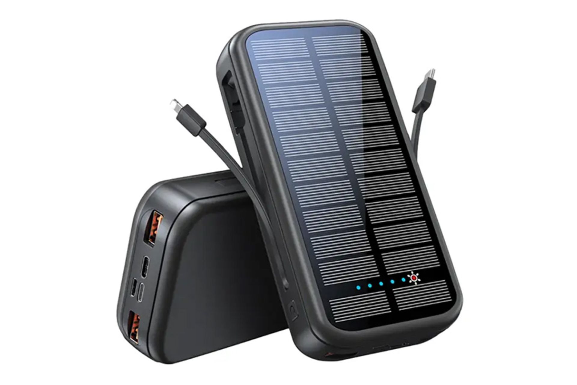نمای کناری پاور بانک گرین لیون Green Lion PD2OW Solar 2 16000mAh