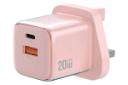 شارژر گرین لاین Reva Dual Port Wall Charger 20W صورتی