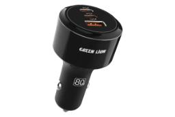شارژر گرین لاین Roadex Triple Port Car Charger 80W