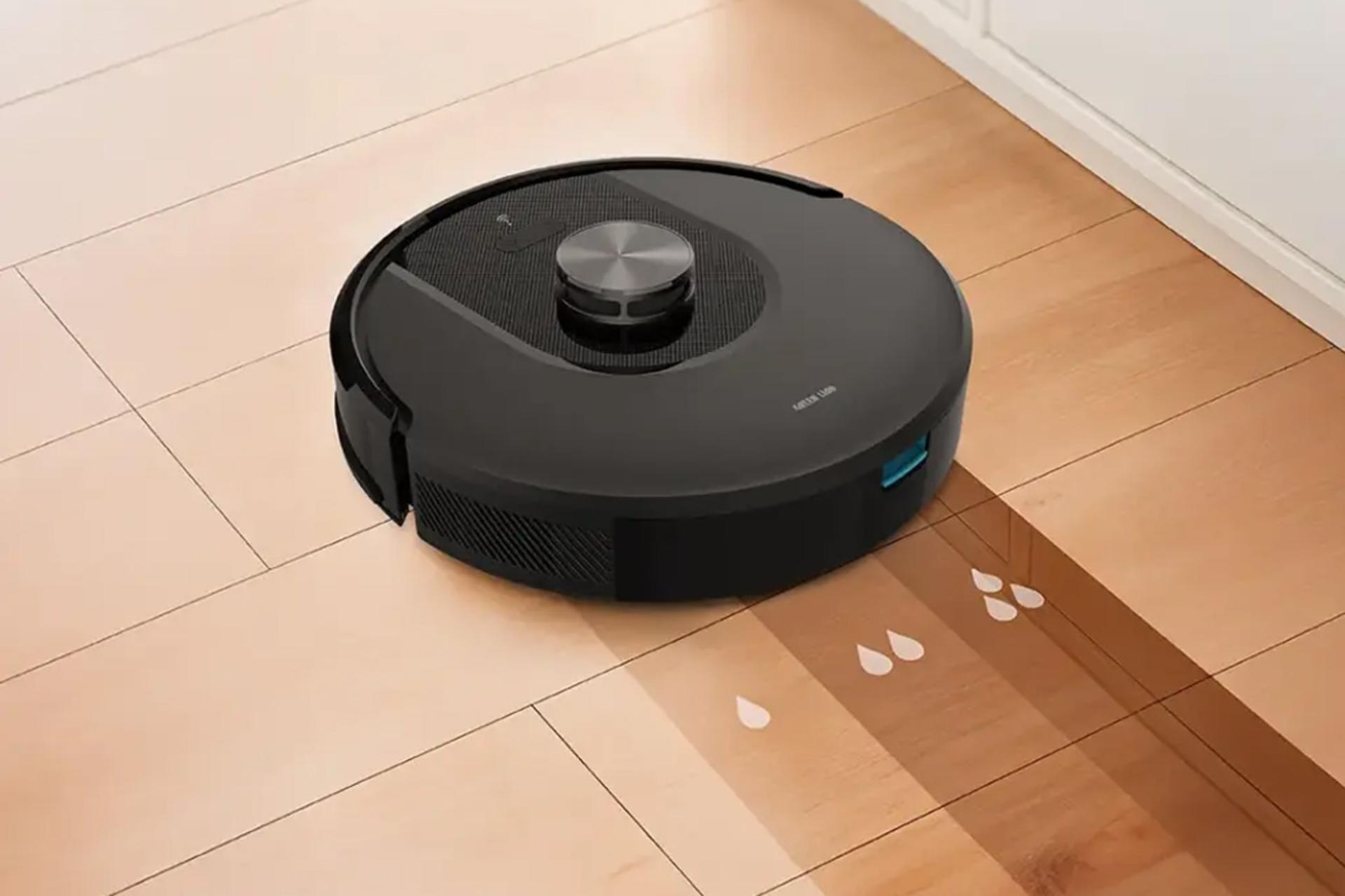 جارو رباتیک گرین لاین Green Lion Smart Robot Vacuum Pro از نمای بالا