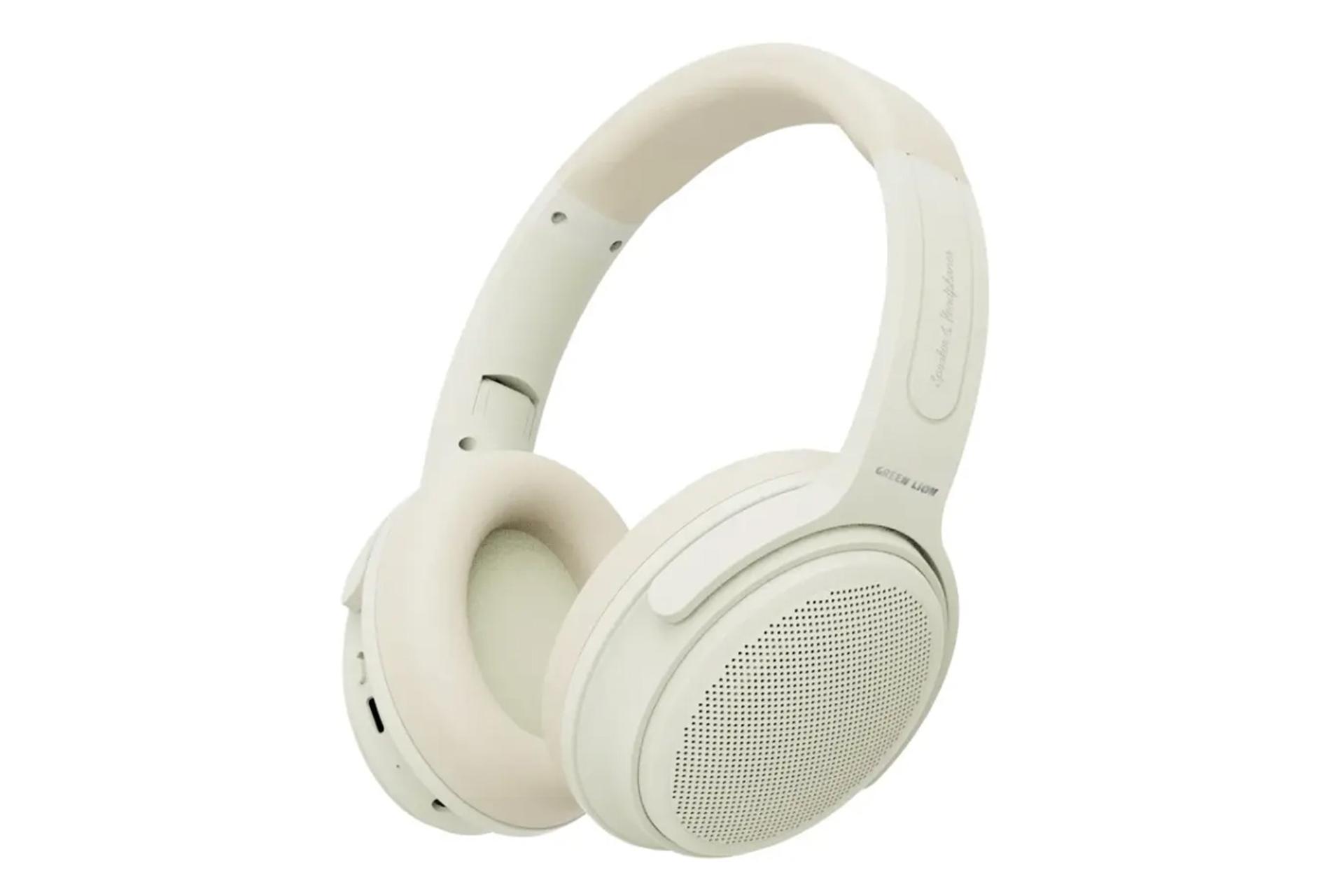 هدفون گرین لاین Green Lion SOUNDFLEX 2-in-1 کرم رنگ