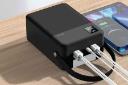 نمای کناری پاور بانک گرین لیون Green Lion Thunder 80 80000mAh