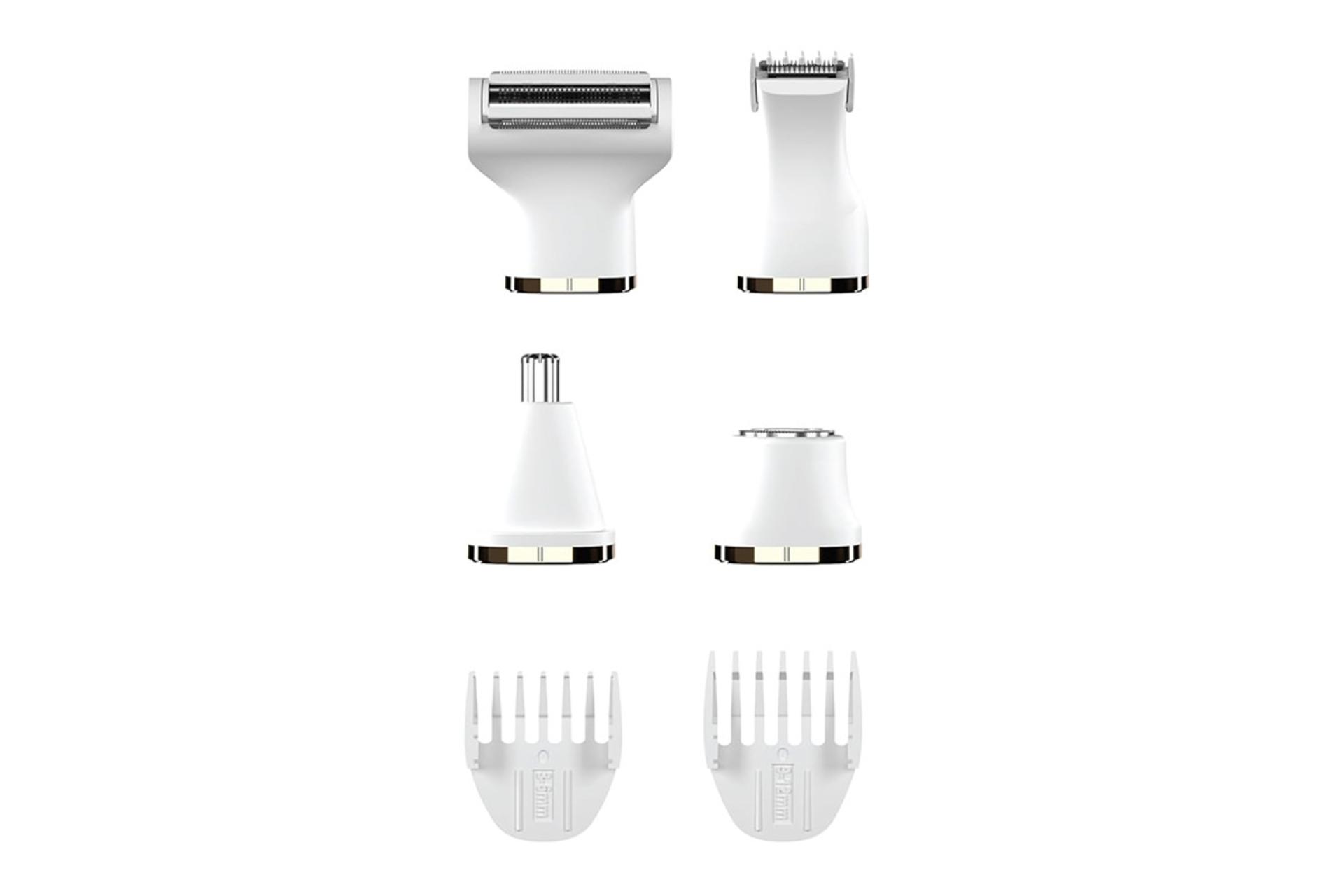 ماشین اصلاح گرین لاین Green Lion Trim X5 Body Hair Trimmer نمای سری ها و شانه ها