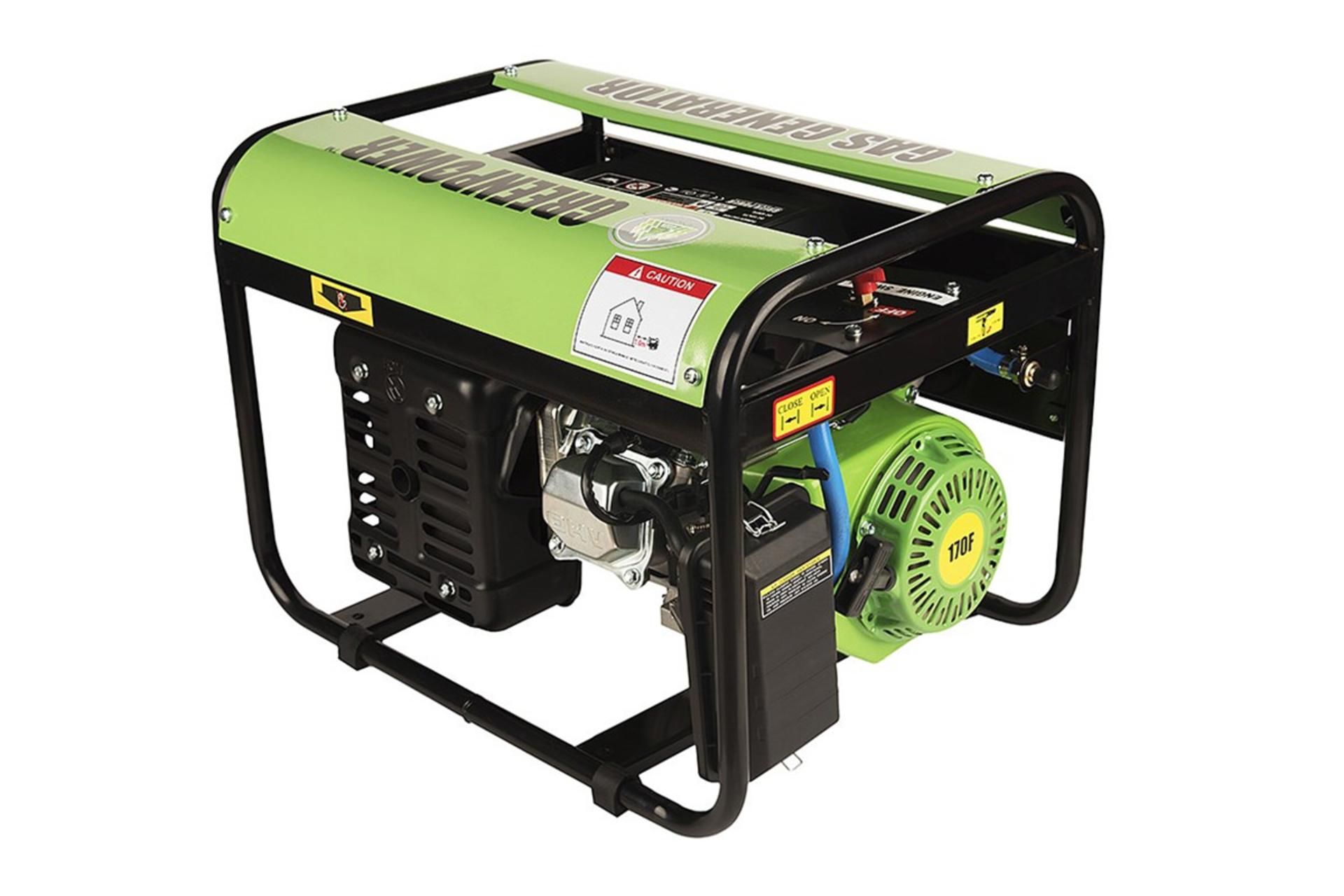 موتور برق گرین پاور Green Power CC2500-A نمای پشت و جانبی