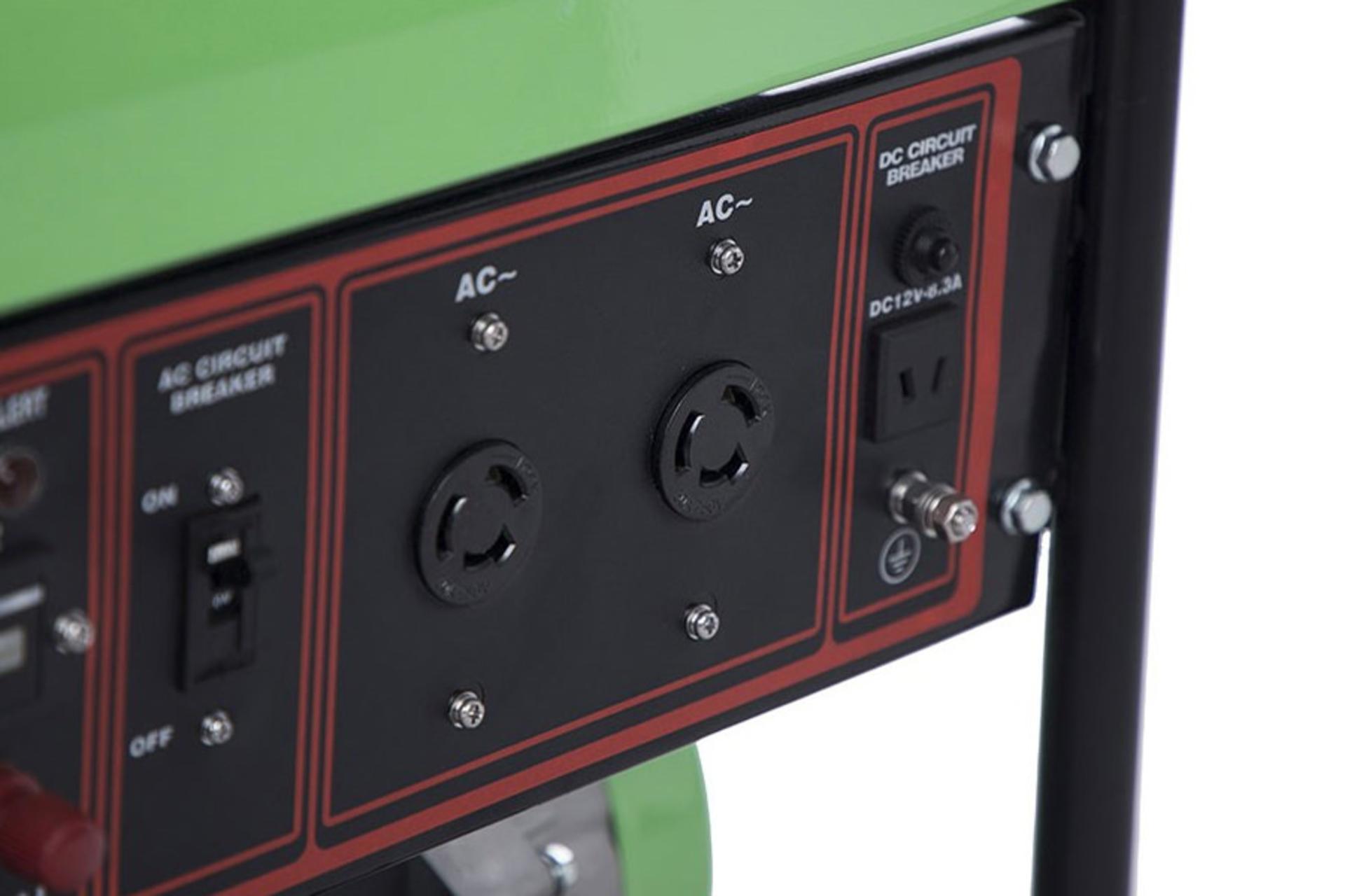 موتور برق گرین پاور Green Power CC5000AT-NG/LPG نمای پنل جلو