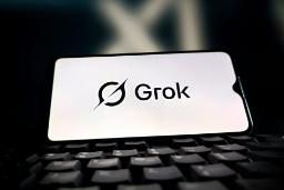 لوگو گراک / Grok / گروک هوش مصنوعی روی گوشی اندروید