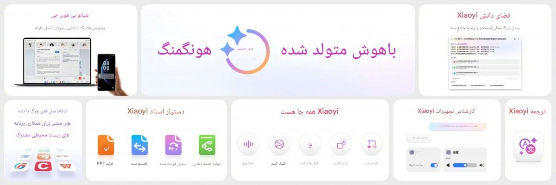 ویژگی‌های هوش مصنوعی سیستم‌عامل هارمومی‌اواس PC