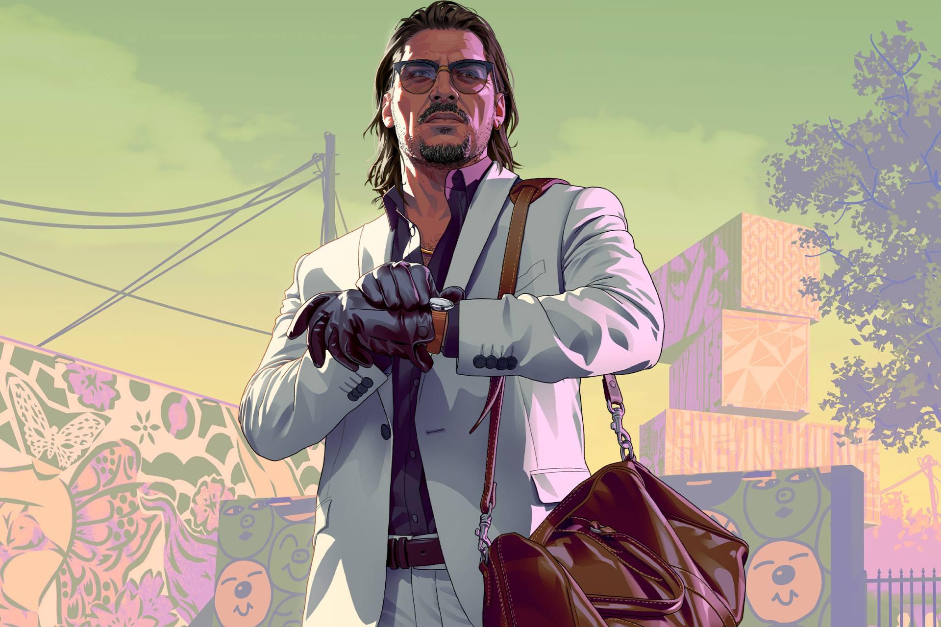 تصویر هنری رسمی بازی GTA 6