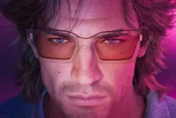 چهره مردی با عینک آفتابی در بازی GTA 6