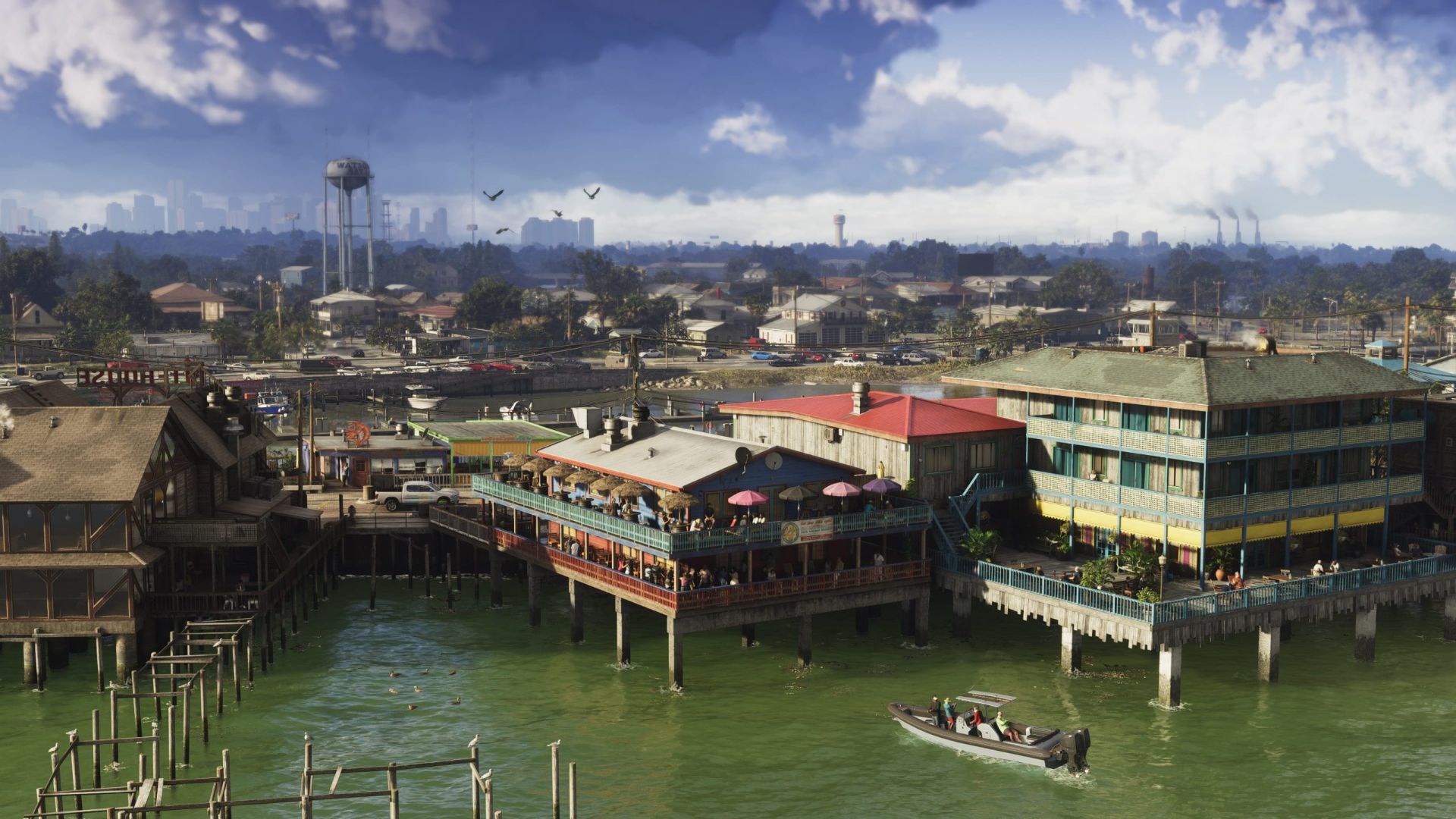 خانه‌ها روی آب در بازی GTA 6