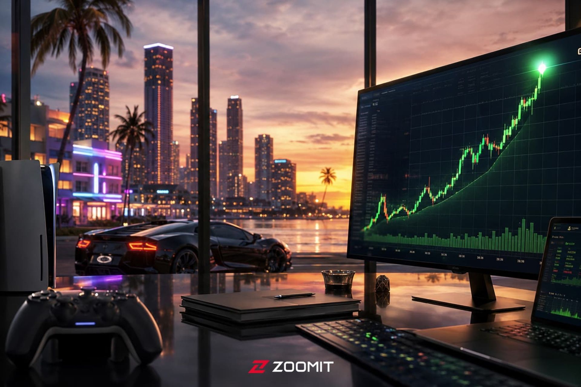 بازی جی تی ای ۶ / GTA 6 و نمودار بازار سهام