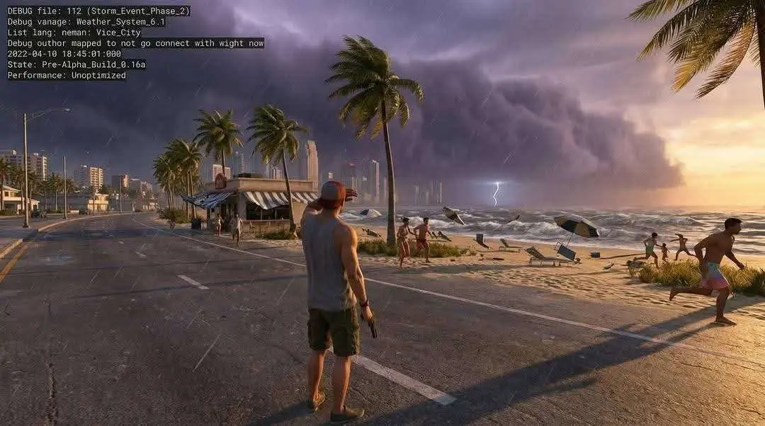 تصویر لورفته از بازی GTA 6 گیم پلی نمای باز شهر