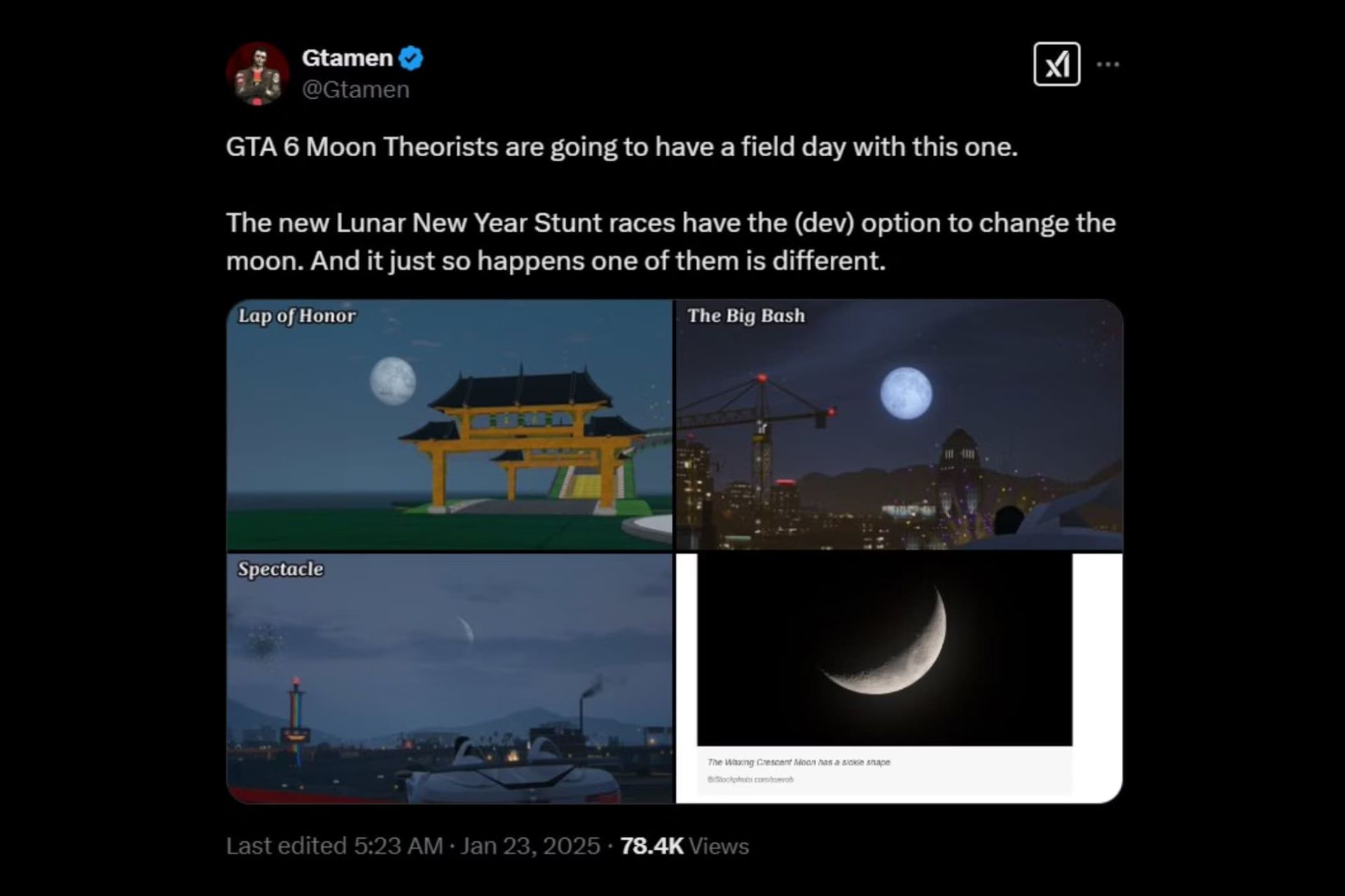 نظریه‌ شکل ماه بازی GTA 6