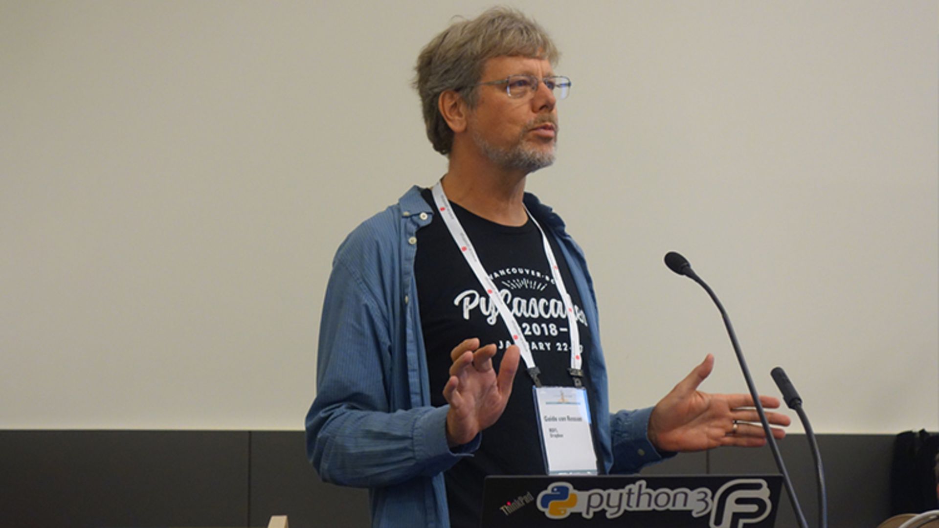 Khedo Van Rossum, creator of Python