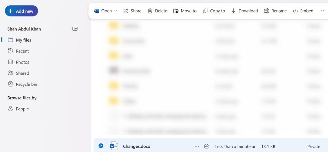 بازیابی سند ذخیره‌نشده از OneDrive در ویندوز
