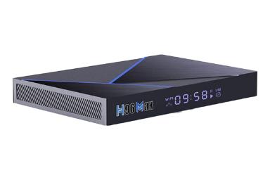 نمای نیمرخ اندروید باکس اچ 96 Max V56 با نمایش لبه سمت چپ