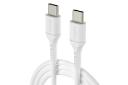 کابل شارژ USB هادرون Type-C به Type-C مدل HTC-C-C01 با طول 1 متر رنگ سفید